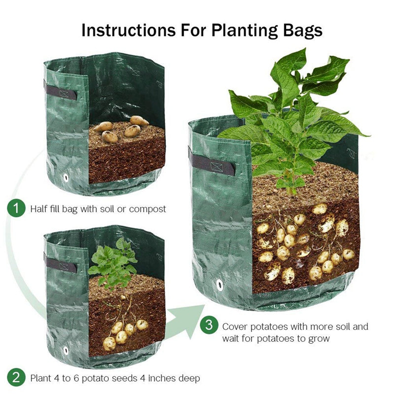 🌱 GrowBag™ Pflanzsäcke – 5er-Pack 