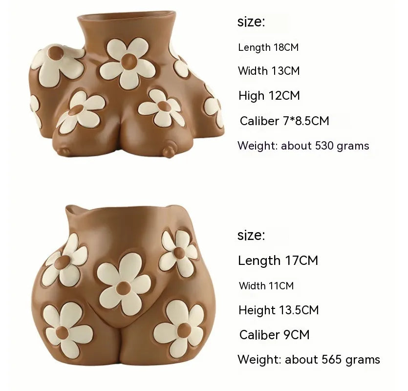 Body Art Flowerpot